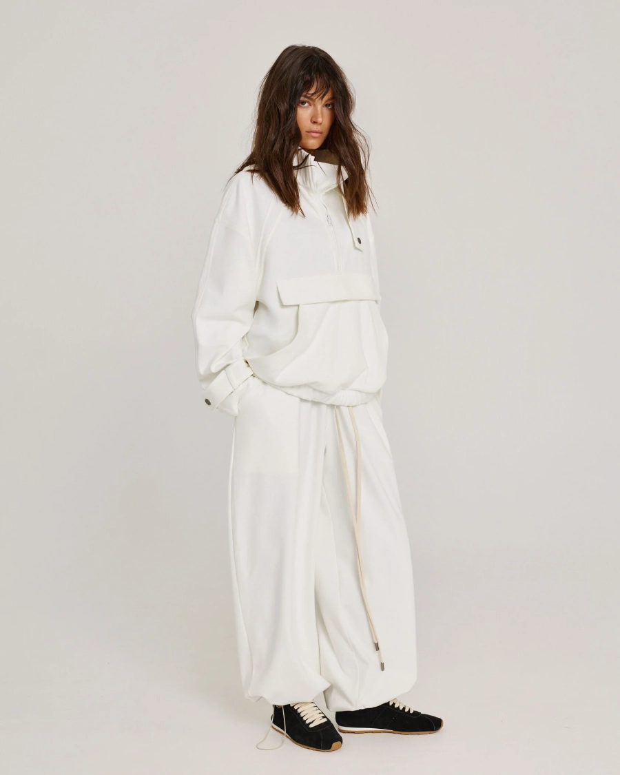 Анорак из фланели MILK Anmuse, цвет: молочный, AN25W205 купить онлайн