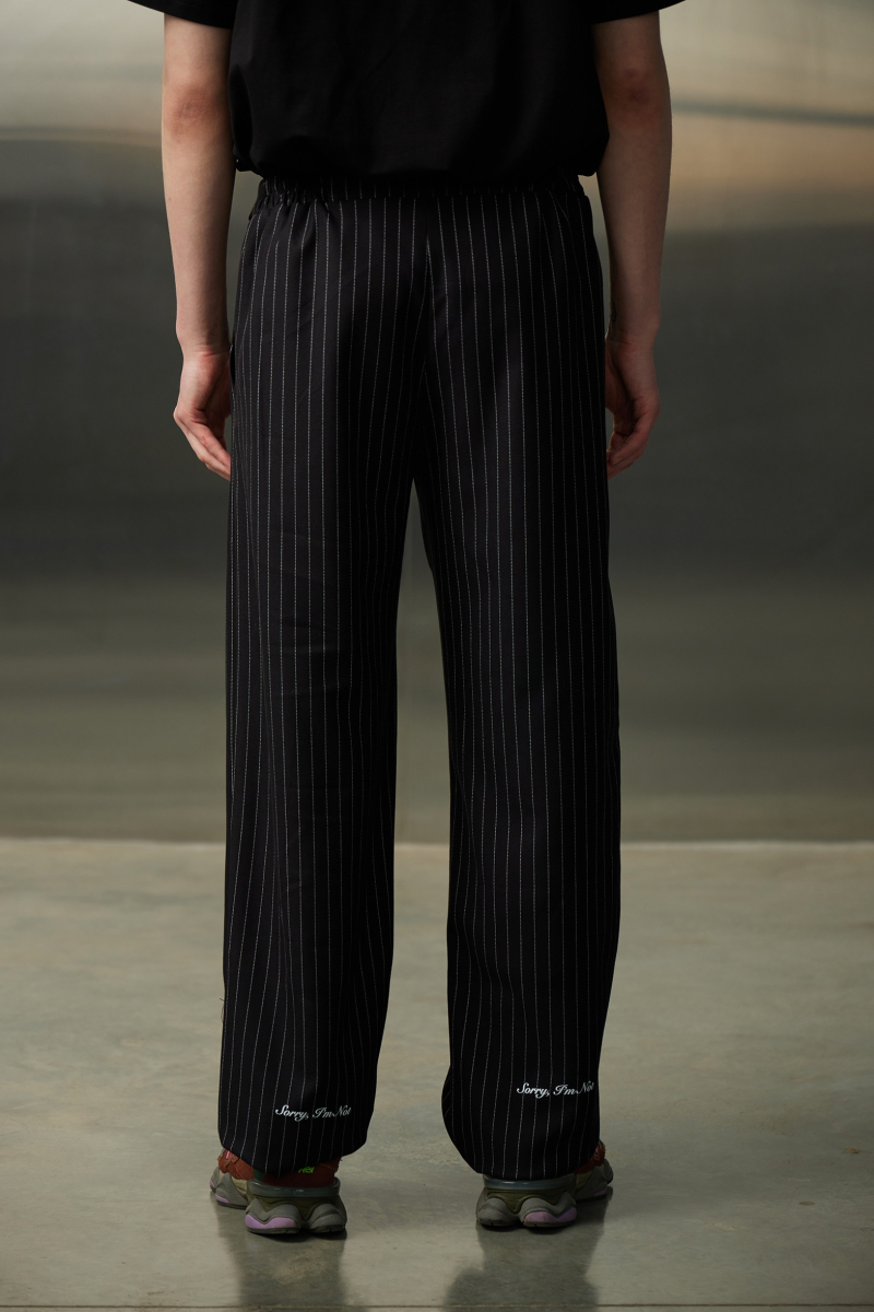 Брюки мужские CLASSIC STRIPES SORRY, I’M NOT, цвет: Черный,  купить онлайн