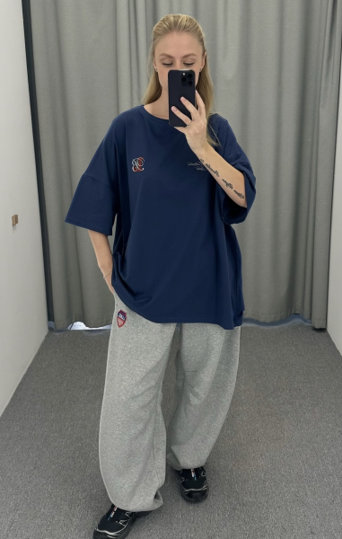 Футболка объемная HERITAGE BLUE Label .B, цвет: blue, Tp.04.5.0139.1025BL купить онлайн