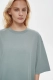 Футболка унисекс Daisyknit, цвет: серо-зеленый,  купить онлайн