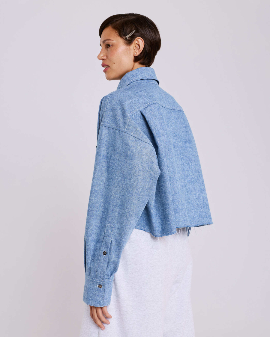 Рубашка из денима Anmuse, цвет: синий, BL26SP308-LBL купить онлайн