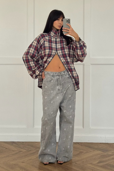 Олимпийка в клетку Label .B, цвет: сине-красный, Jc.01.4.0126/3BL/R купить онлайн