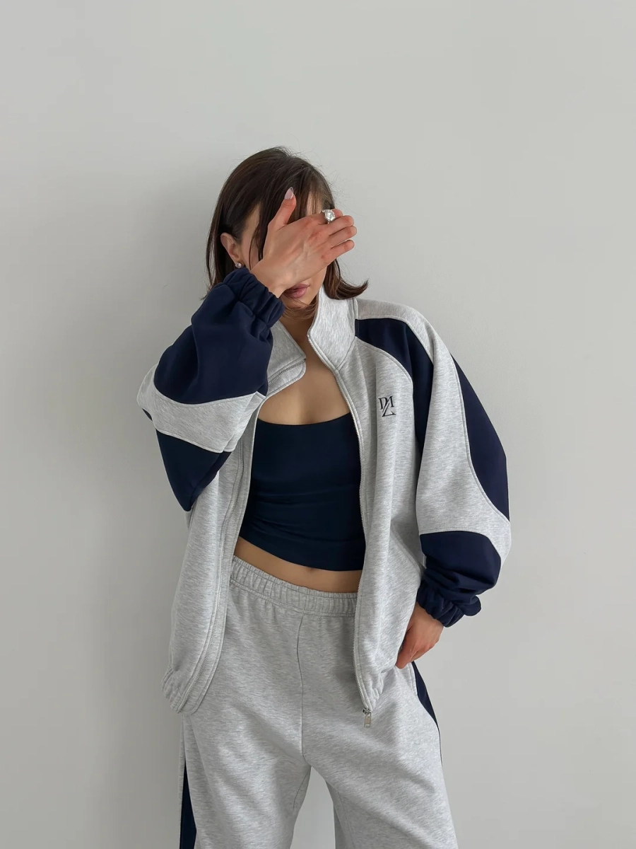 Олимпийка со вставками