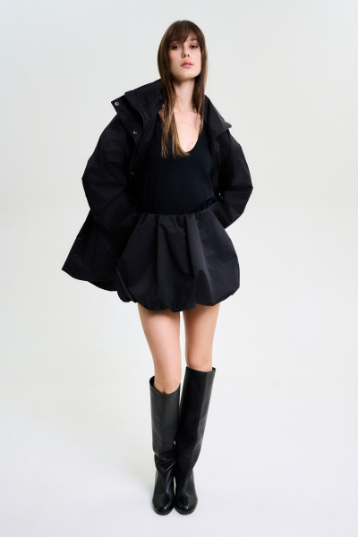 Майка вязаная BLACK