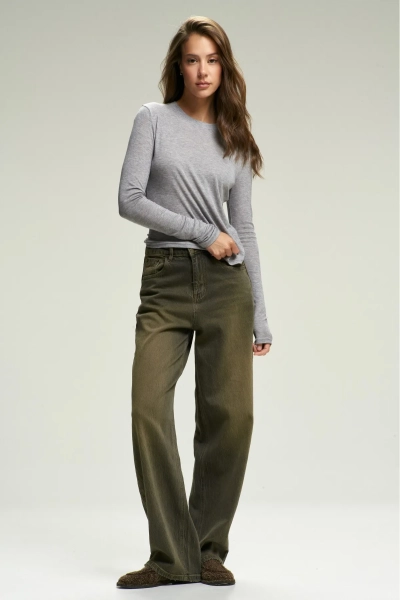 Джинсы RELAXED Washed Brown