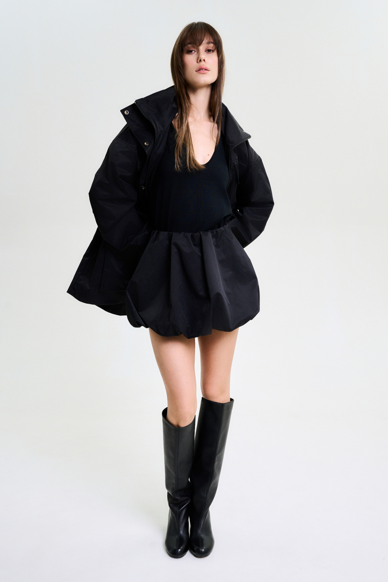 Майка вязаная BLACK