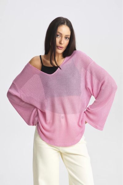 Лонгслив вязаный Pink