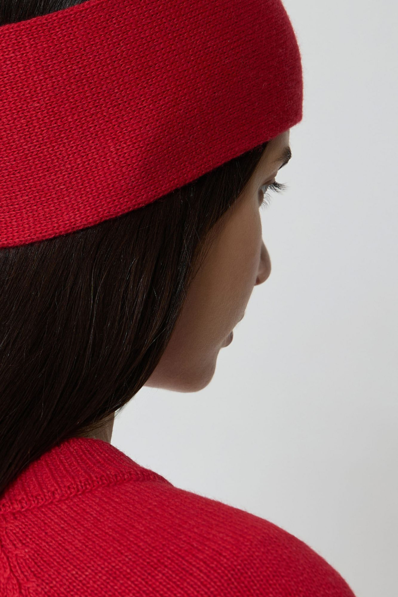 Повязка из смесового кашемира AROUND, цвет: красный 174_04C25 купить онлайн