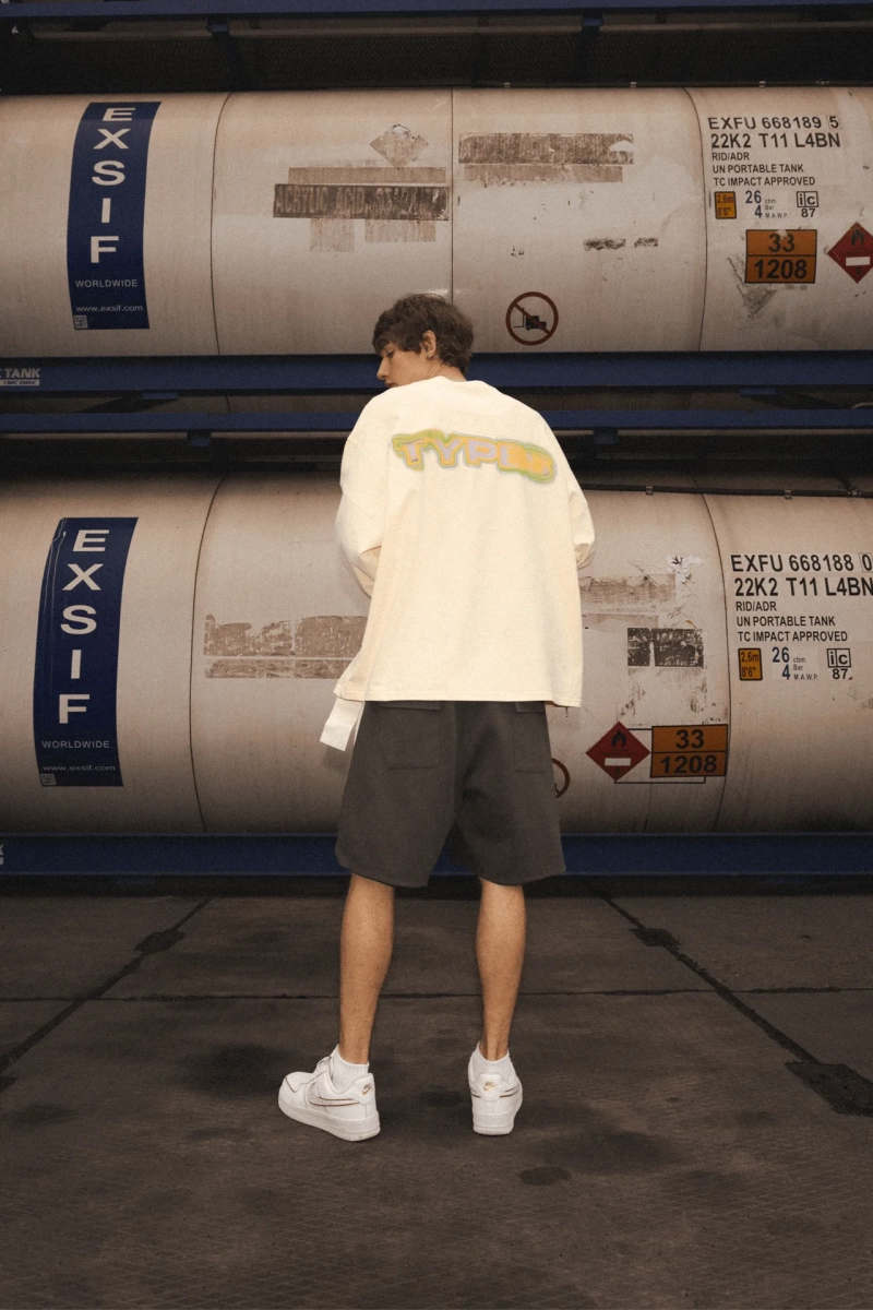 Лонгслив "Longsleeve Lemon" types, цвет: лимонный,  купить онлайн