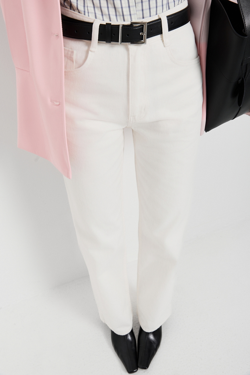 Джинсы прямого кроя Ricoco, цвет: молочный, 7070/1 купить онлайн