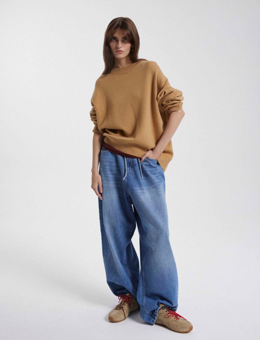 Джемпер base из 100% шерсти мериноса PAPAYA, цвет: кэмел, FW2407SW95RN купить онлайн