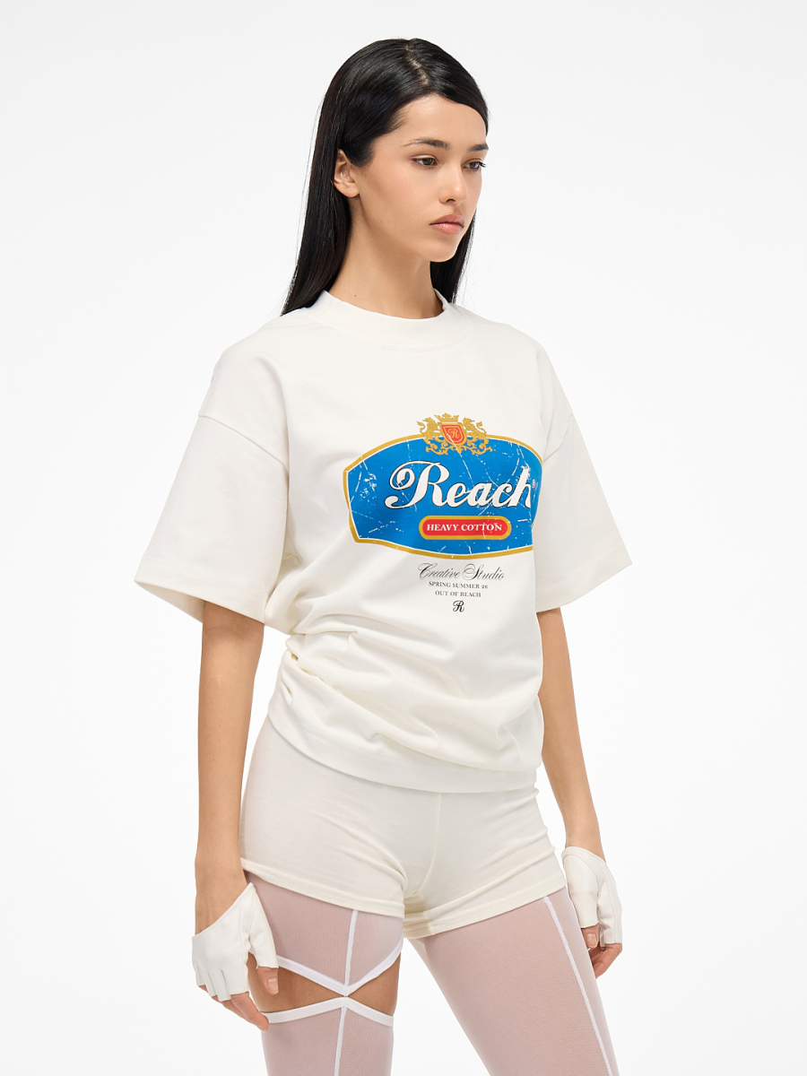 Футболка "Дым" FRHT&OUT OF REACH, цвет: молочный, TSSMKMLK купить онлайн