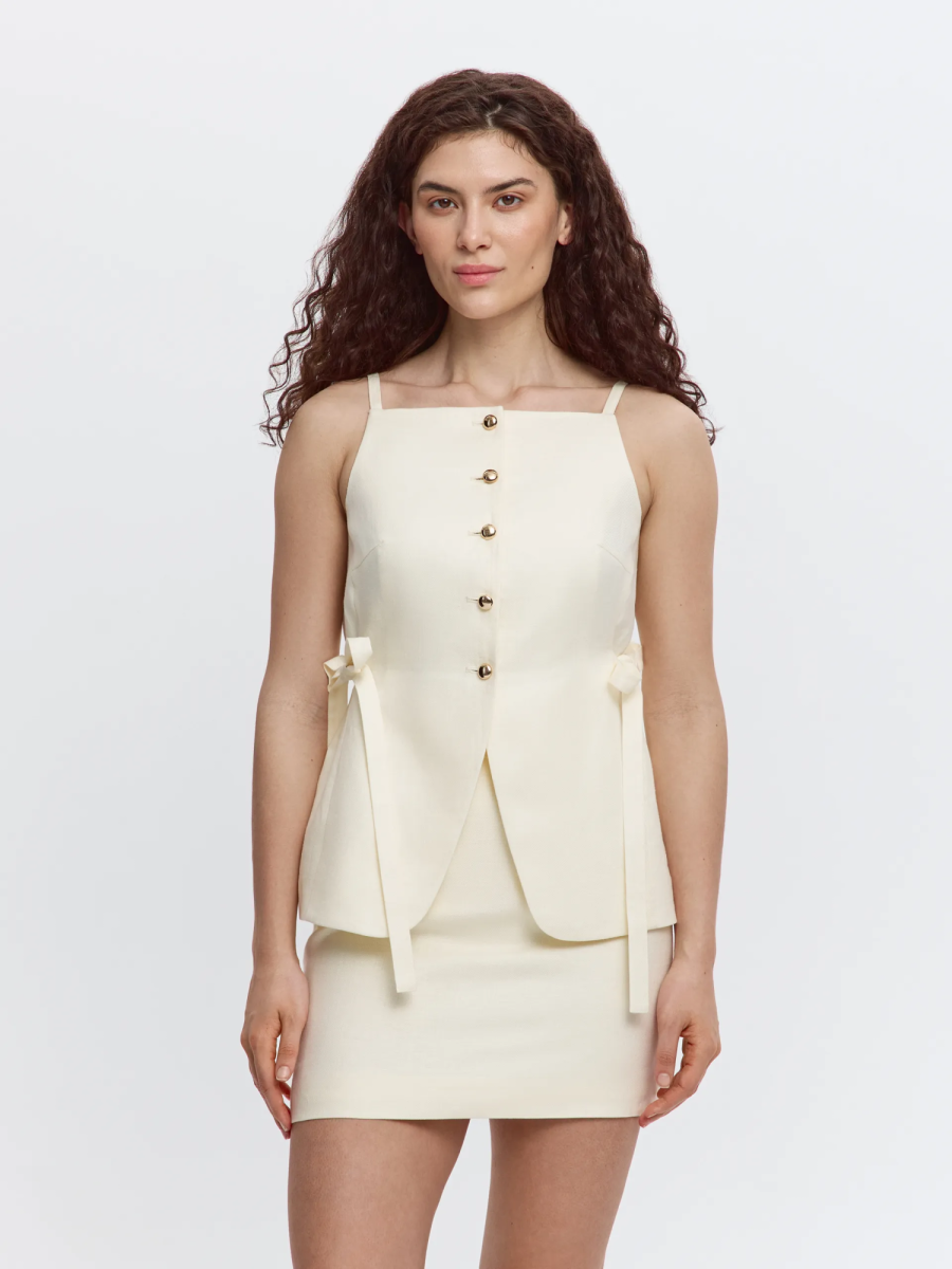 Жилет МАЛЛОУ из льна