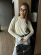 Лонгслив из фактурного трикотажа VELVET, цвет: фисташковый, 00-00004882 купить онлайн