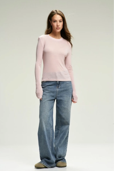 Лонгслив BASIC Pink Erist store, цвет: розовый, НФ-00002694 купить онлайн