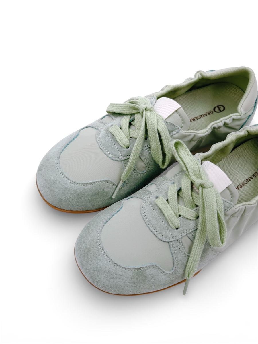 Кеды из натуральной замши и текстиля (мятный) GRANDERA, цвет: мятный z21-d015-6 (913) купить онлайн