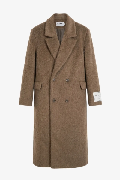 Пальто-макси Erist store, цвет: коричневый, НФ-00003233 купить онлайн