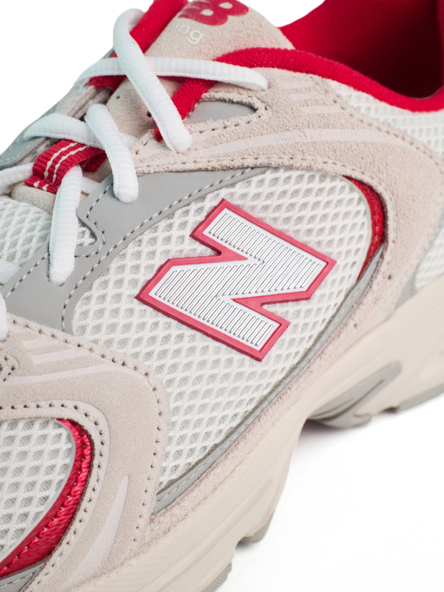 Кроссовки мужские New Balance 530 "Beige Red" NKDADDYS SNEAKERS, цвет: кремовый MR530QB купить онлайн