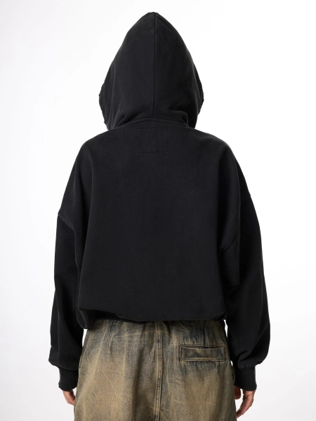Худи Vintage waves zip hoodie U NAIPACHE, цвет: Черный,  купить онлайн