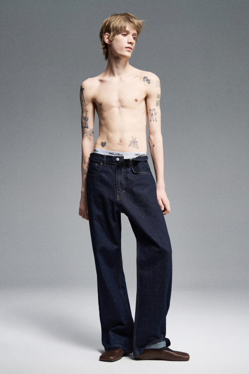 Прямые джинсы