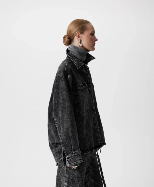 Куртка-рубашка GLVR, цвет: серый, 225G32GAC2301 купить онлайн