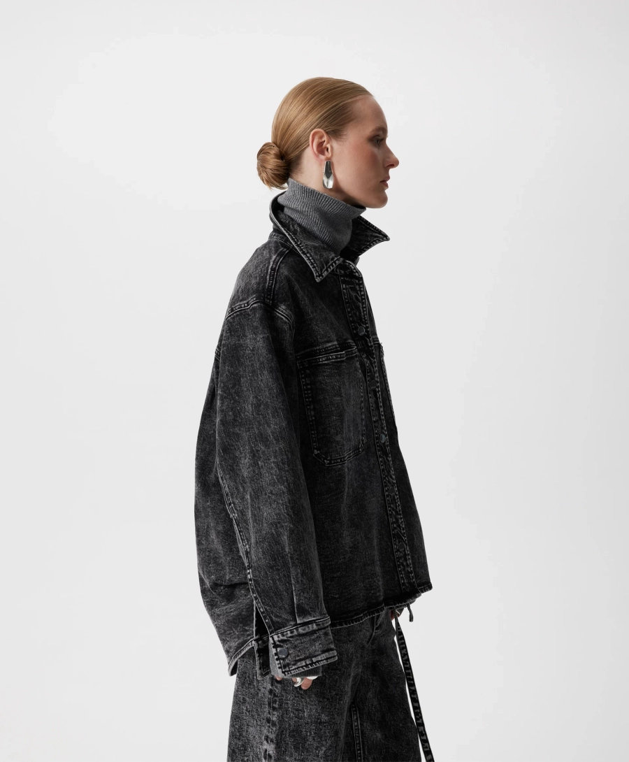 Куртка-рубашка GLVR, цвет: серый, 225G32GAC2301 купить онлайн