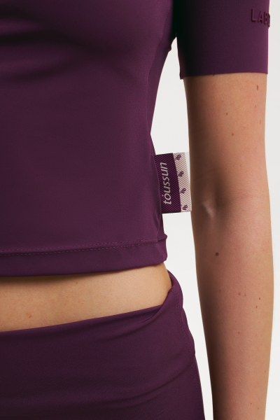 Футболка LABEL .B & TOUSSUN Label .B, цвет: фиолетовый, TSLB040040470 купить онлайн