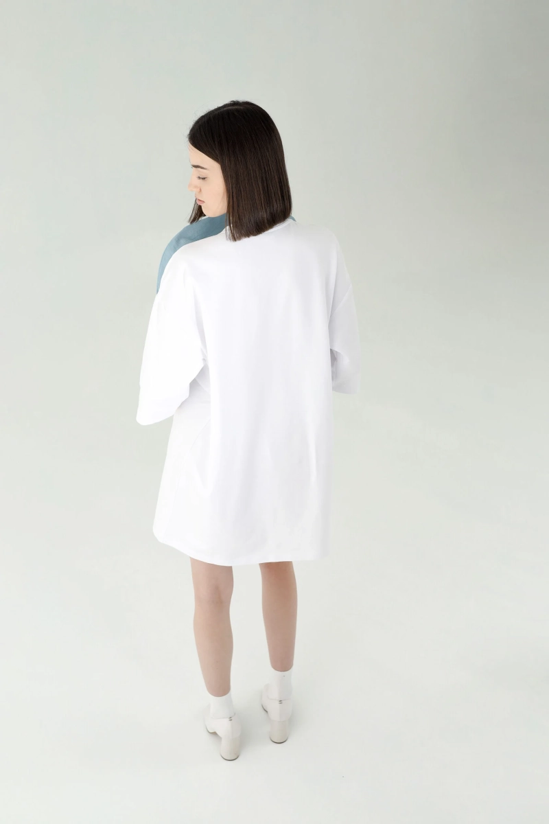 Платье Bloom WH/Blu
