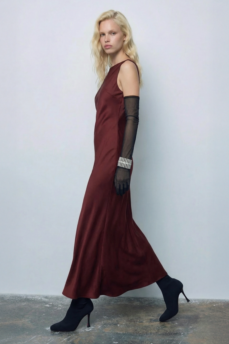 Платье с открытой спиной