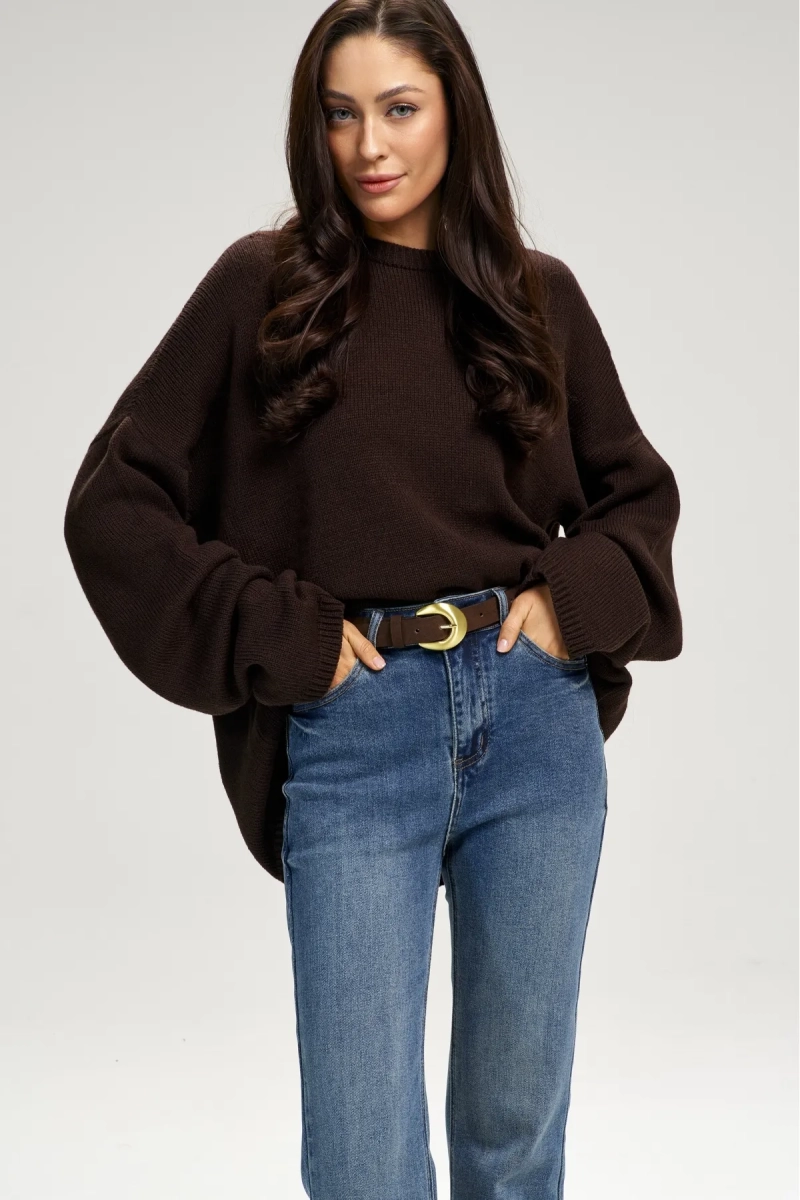 Джемпер меринос Erist store, цвет: коричневый, НФ-00003109 купить онлайн