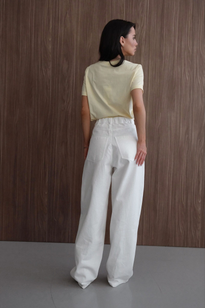 Джинсы оверсайз "Небо" Мини, цвет: молочный, НФ-00000503 купить онлайн