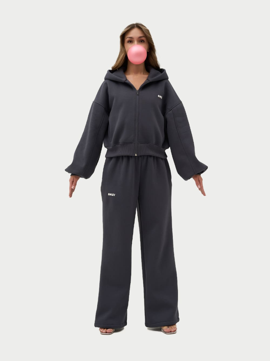 Брюки с застежкой с начесом ONSI, цвет: Graphite,  купить онлайн