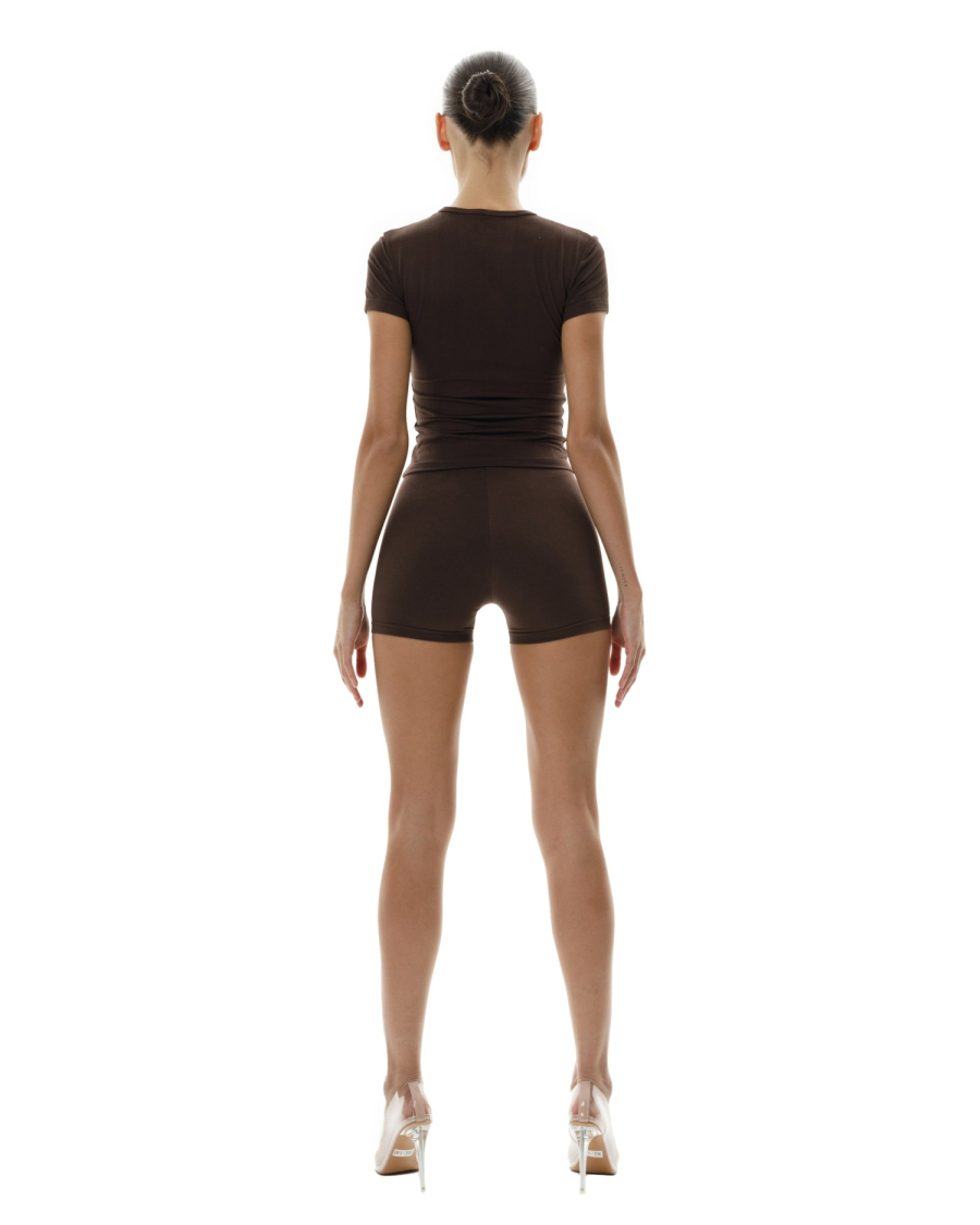 Футболка базовая Suborbia, цвет: коричневый, 05574 купить онлайн