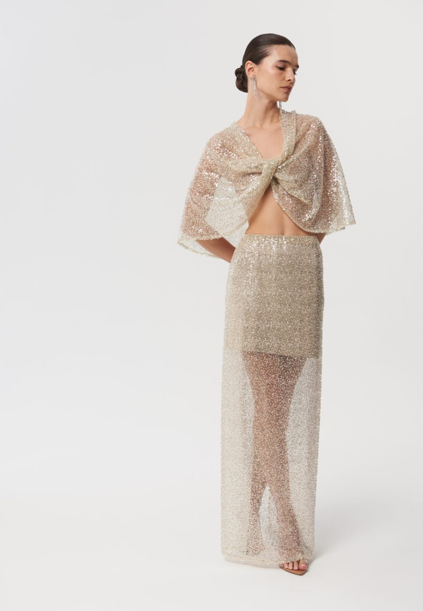 Юбка Angel’s tears CHUBA, цвет: золотой,  купить онлайн