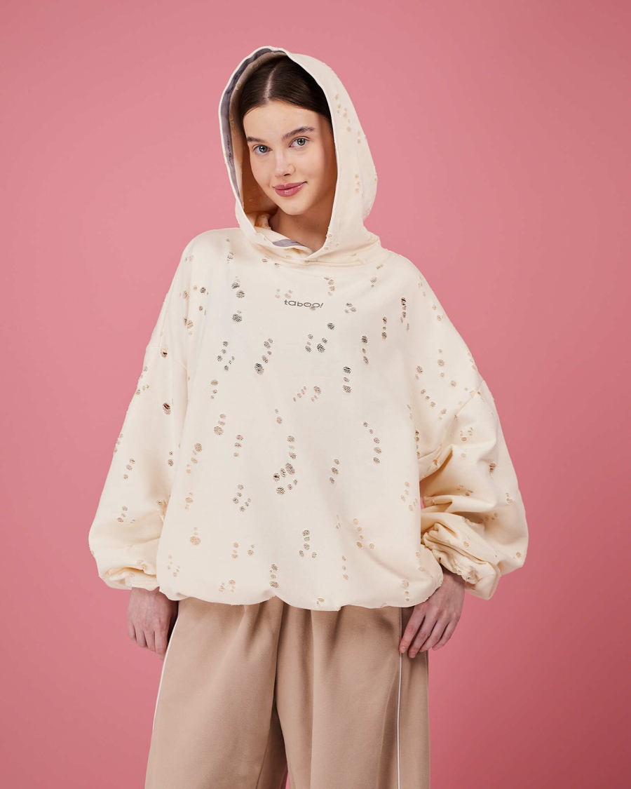 Табуха с затяжками рванка TABOO, цвет: Желтый, TsZ05 купить онлайн