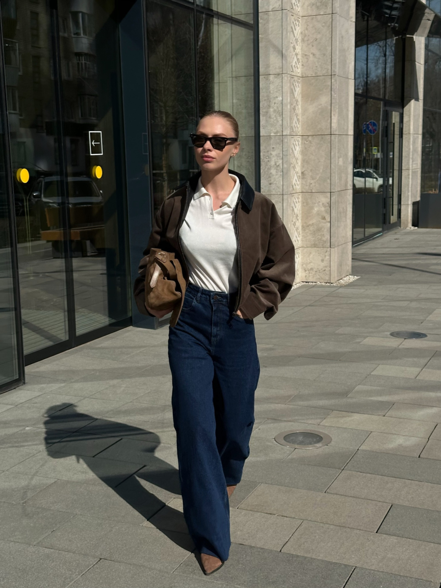 Джинсы Wide-leg DARK BLUE Label .B, цвет: dark blue, Dn.18.3.3924DBL купить онлайн