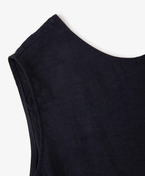 Туника макси с высокими шлицами GLVR, цвет: Черный, 126G23GAC2218 купить онлайн