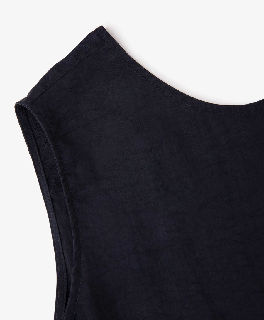 Туника макси с высокими шлицами GLVR, цвет: Черный, 126G23GAC2218 купить онлайн