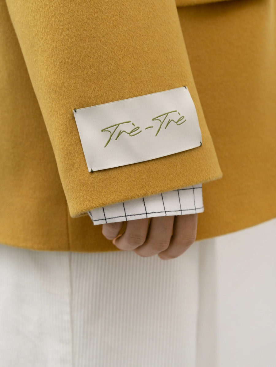 Пальто-пиджак Цыпочка TRES, цвет: Желтый, НФ-00002722 купить онлайн