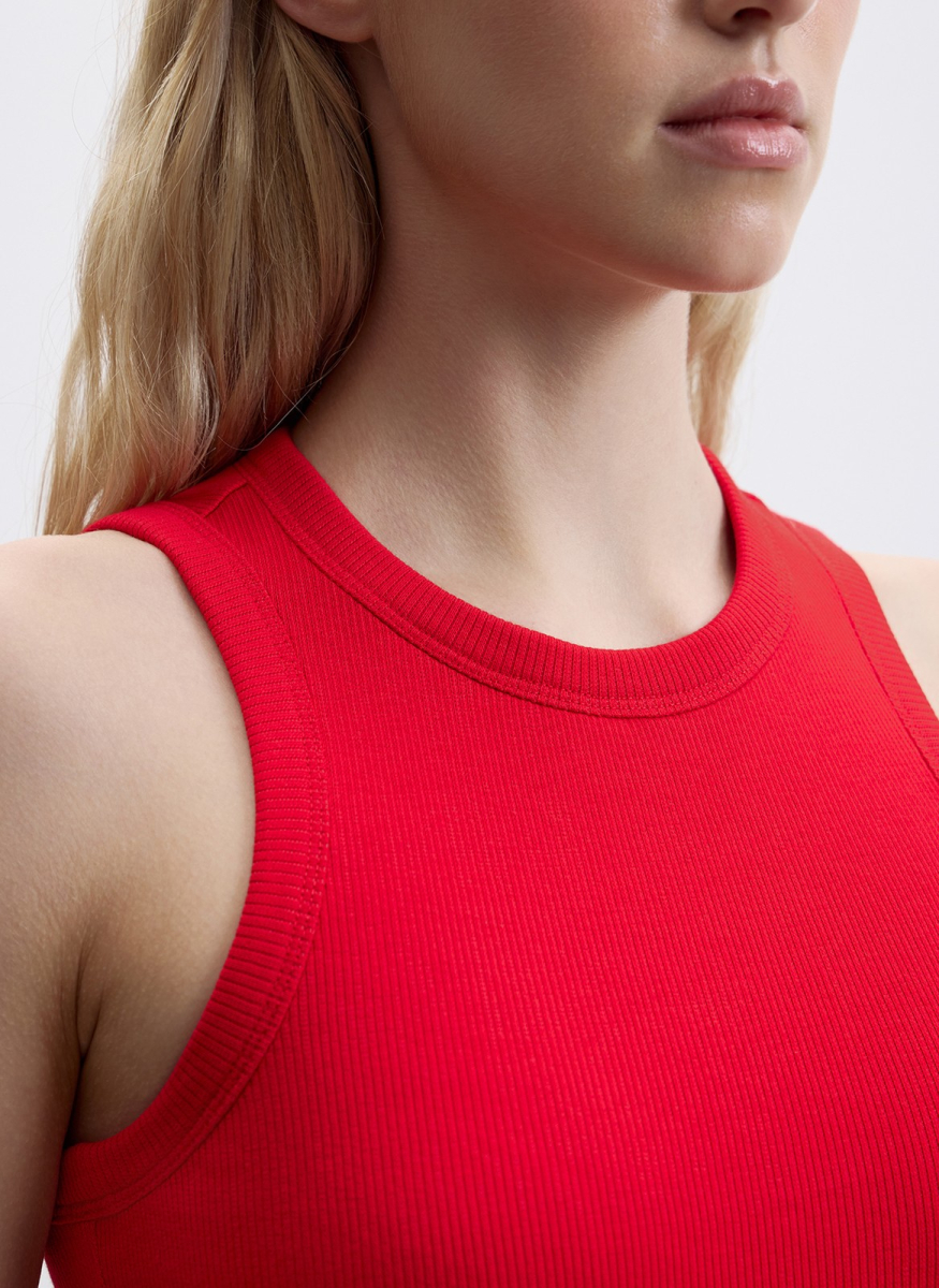 Майка в рубчик ALL WE NEED, цвет: красный, 2604W2509-07 купить онлайн