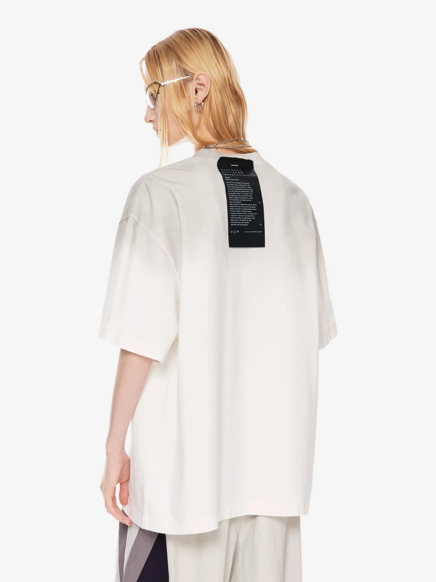 Футболка оверсайз с принтом POST POST SCRIPTUM, цвет: белый, 1147.11.00.WTE купить онлайн