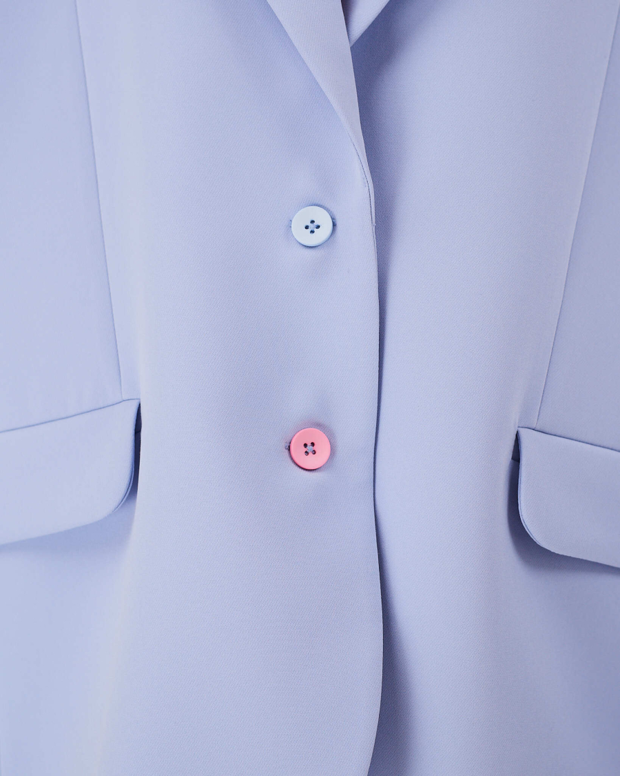 Пиджак макси TABOO, цвет: голубой, Blzr04 купить онлайн