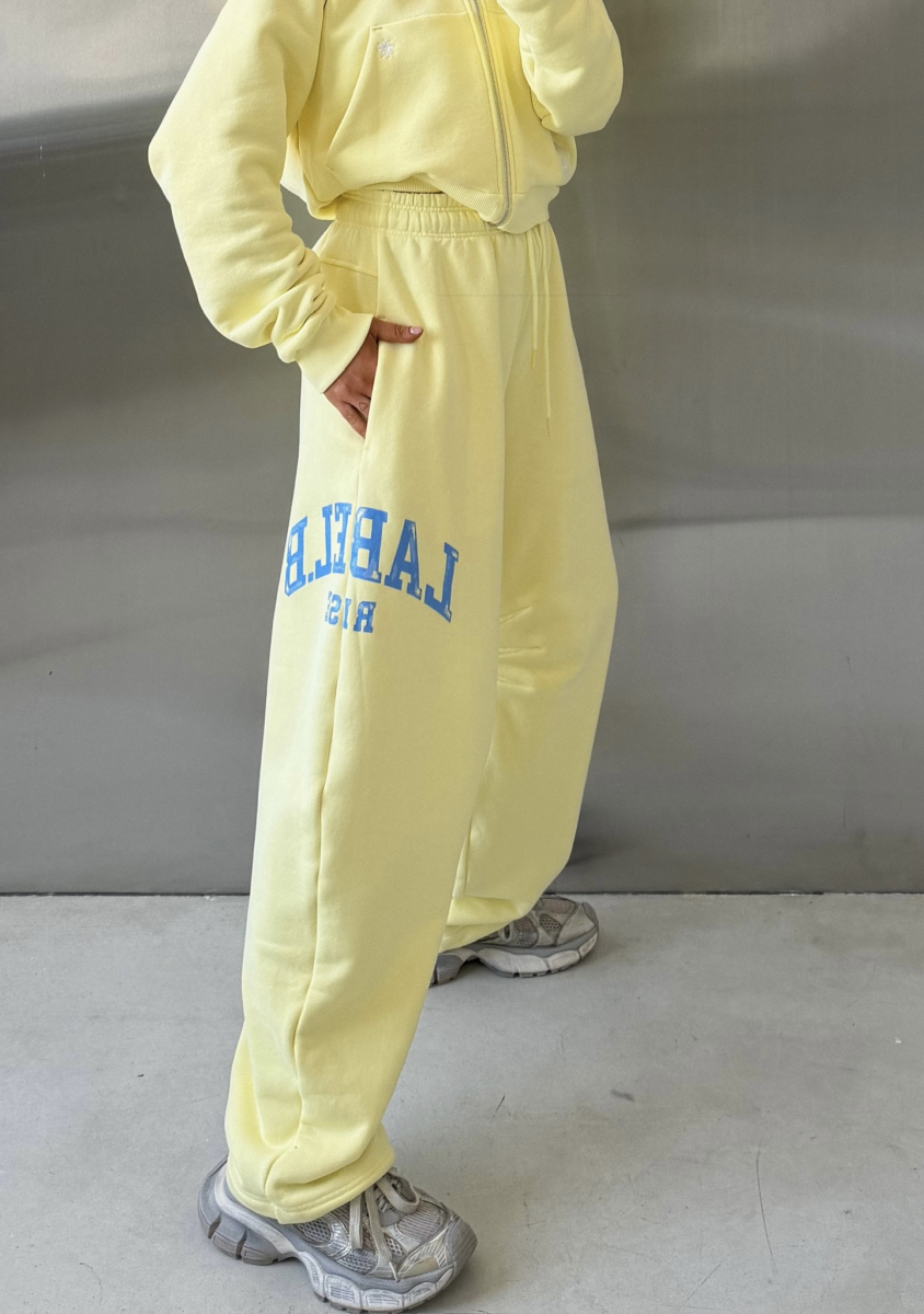 Брюки спортивные Label .B, цвет: Желтый,  купить онлайн