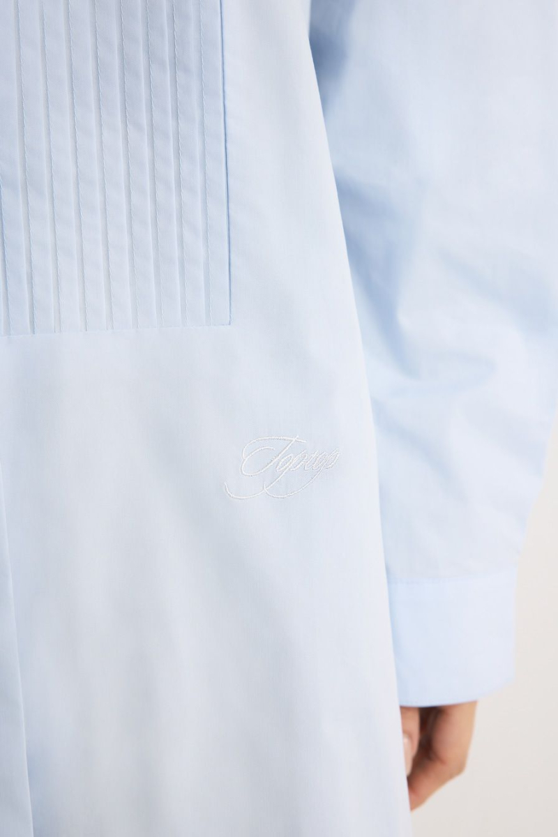 Рубашка из 100% хлопка TOPTOP, цвет: голубой, TT.021.19147.600 купить онлайн