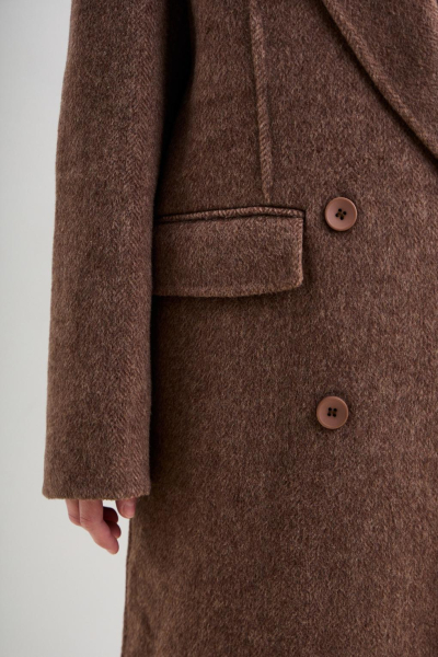 Пальто ENAVI ENEVOO, цвет: коричневый, 06564 купить онлайн