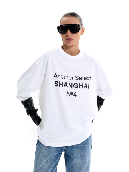Лонгслив "Шанхай" ANOTHER SELECT, цвет: белый, 00133 купить онлайн