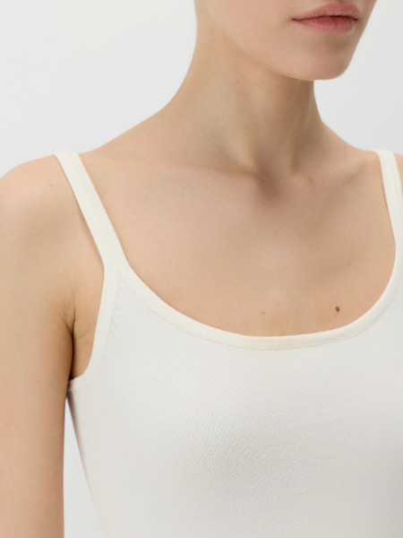 Трикотажный топ Conso, цвет: белый, KM 260710 - молочный купить онлайн