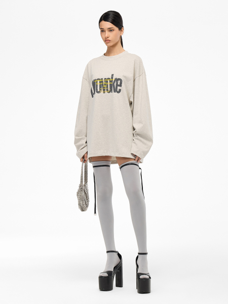 Лонгслив "Провокация" FRHT&OUT OF REACH, цвет: серебристый меланж, LSPRVKSLVMLG купить онлайн