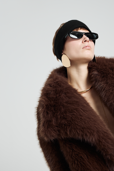 Шуба MIA AIM, цвет: шоколадный, MIA728 купить онлайн