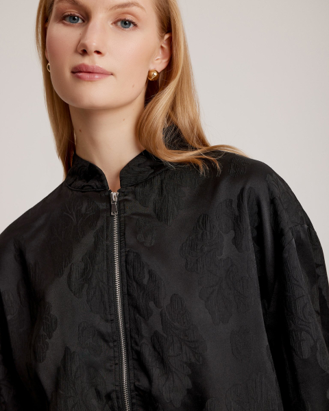 Бомбер To be Blossom, цвет: black, 171431 купить онлайн